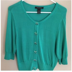 White House Black Market Cardigan Sweater Large